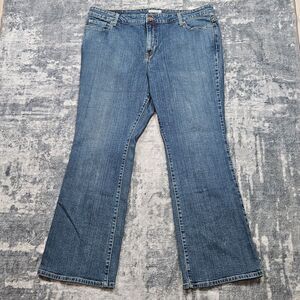 Levis 590 Boot Cut Jeans Womens 20W Medium Wash Blue Rodeo Denim Pants